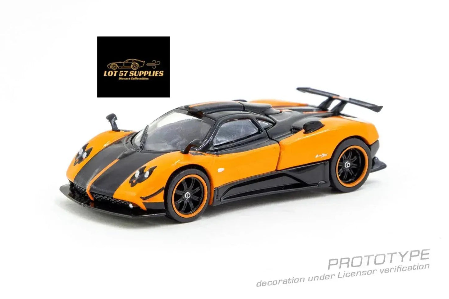Tarmac Works Global64 Pagani Zonda Arancio Saint Tropez Item #T64G-TL021-OR 1:64 - ToylandEU