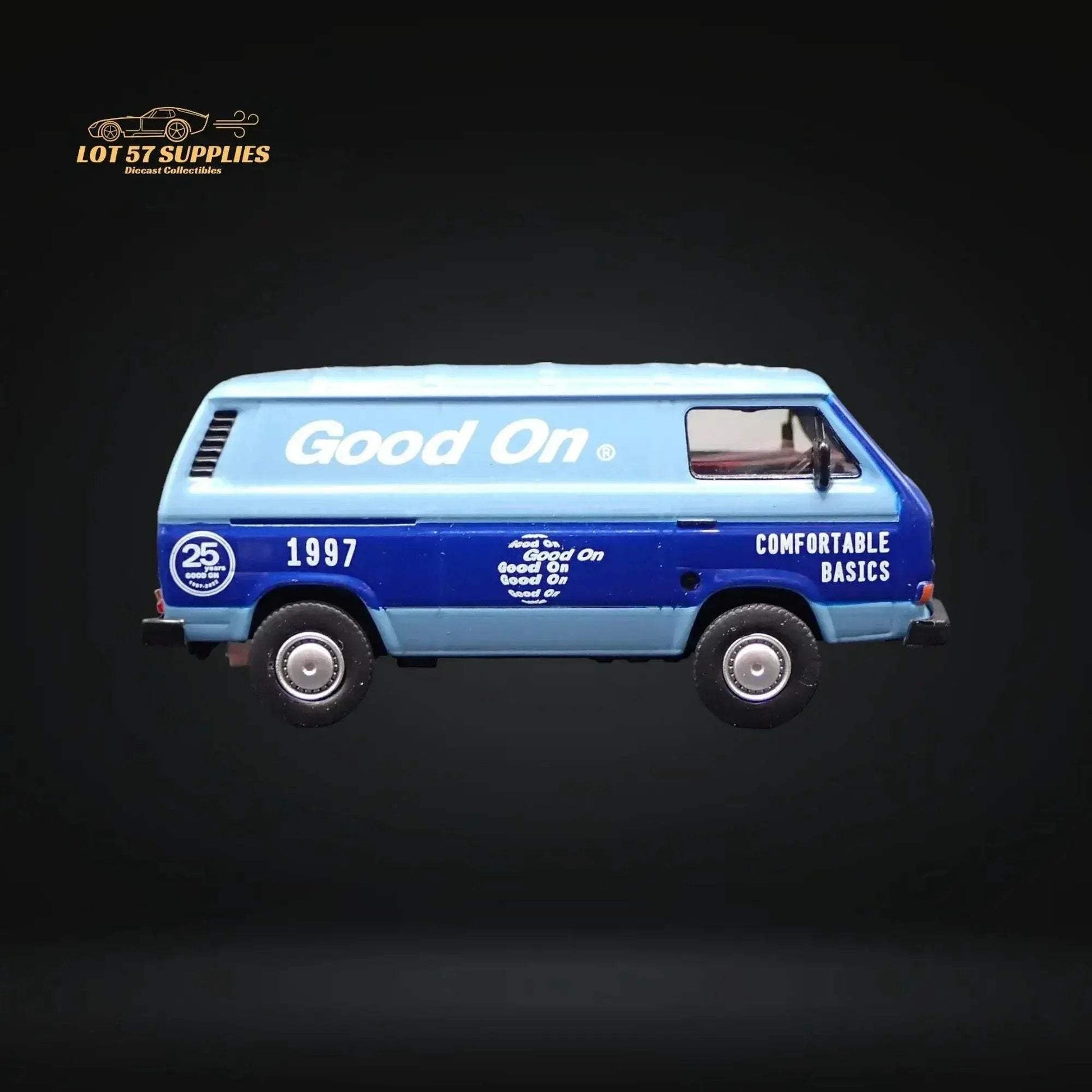 Tarmac Works X Schuco Collab64 Volkswagen T3 Panel Van GOOD ON 1:64 T64S-001-GO - ToylandEU