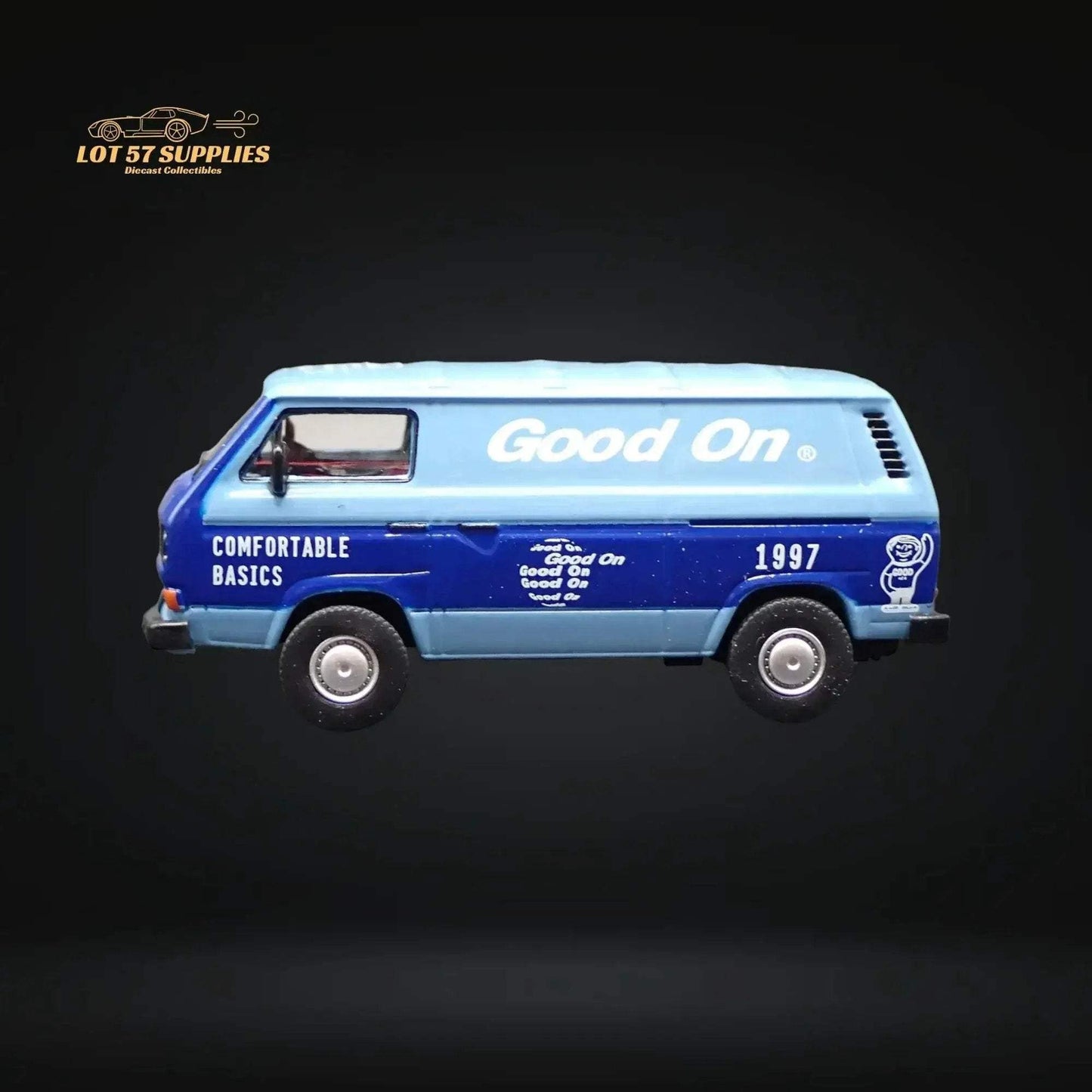 Tarmac Works X Schuco Collab64 Volkswagen T3 Panel Van GOOD ON 1:64 T64S-001-GO - ToylandEU