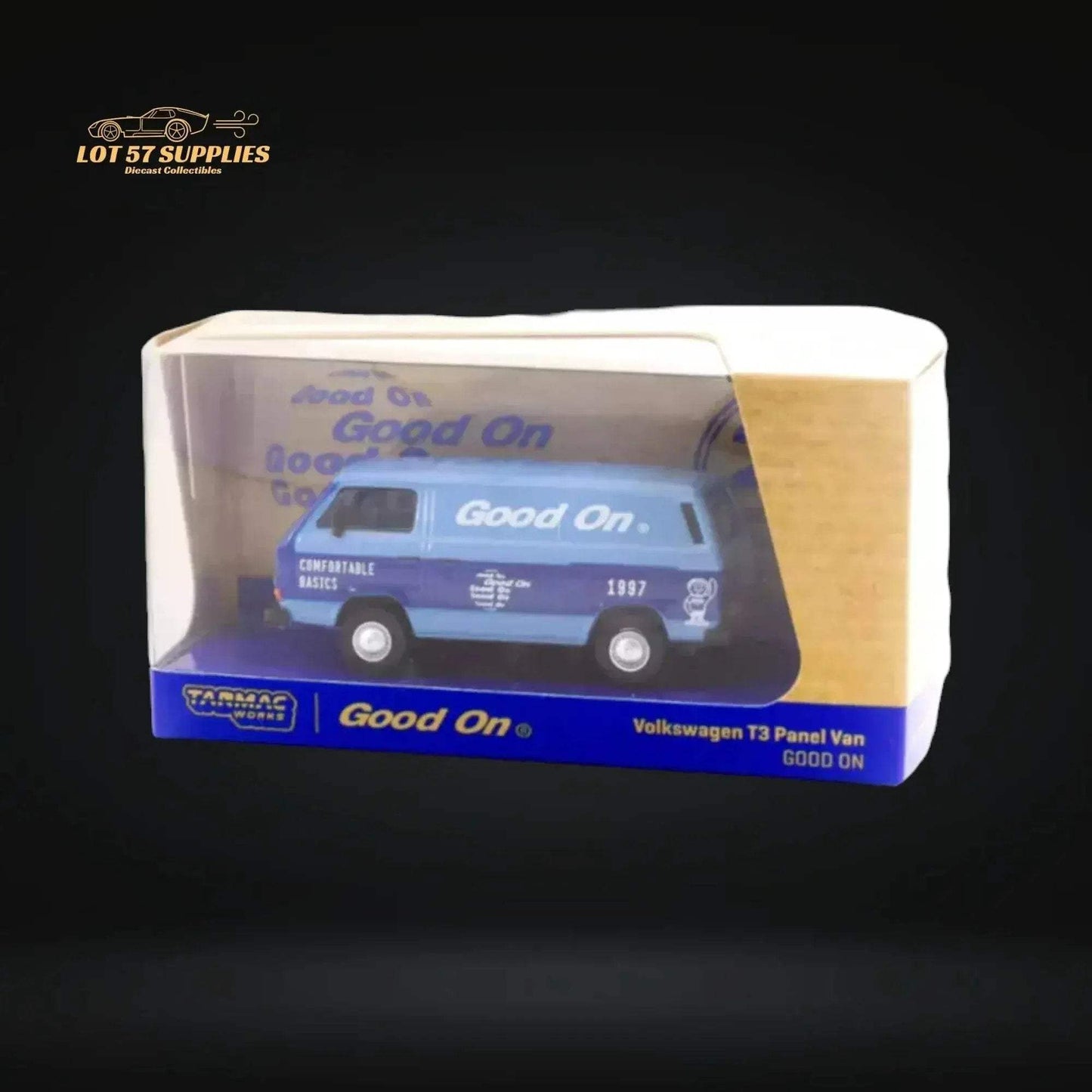 Tarmac Works X Schuco Collab64 Volkswagen T3 Panel Van GOOD ON 1:64 T64S-001-GO - ToylandEU