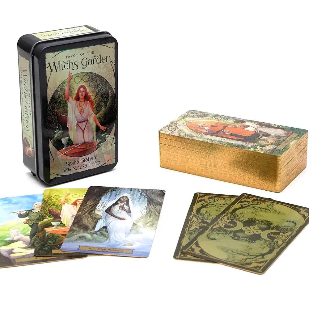  Tarot Cards Witchs Garden Deck Gilded Edges -  ToylandEU™