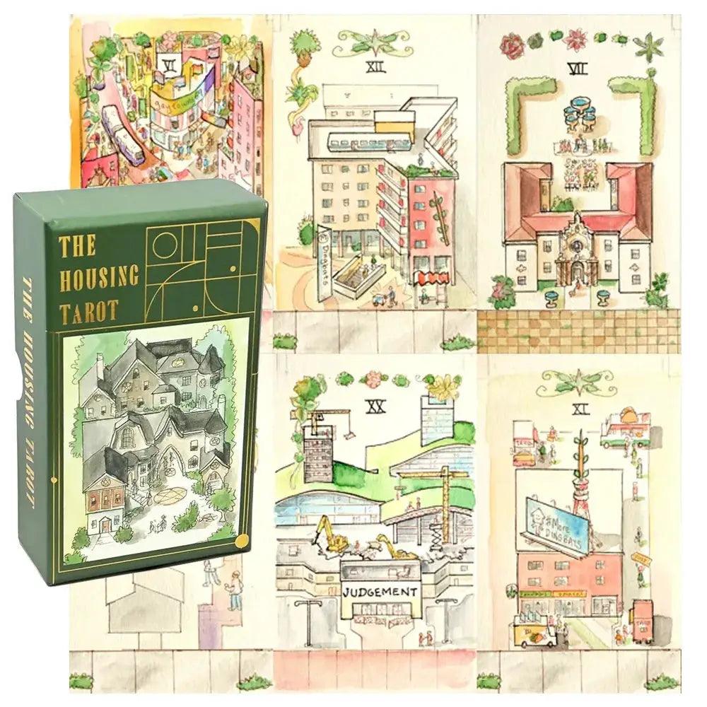  Housing Tarot Deck 78 Cards With Green Gilded Edges -  ToylandEU™