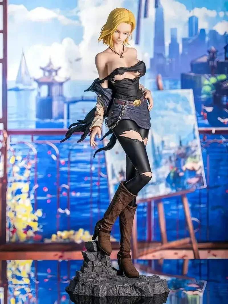 Dragon Ball Z Android 18 Figure 12 Inch Dual Heads - ToylandEU