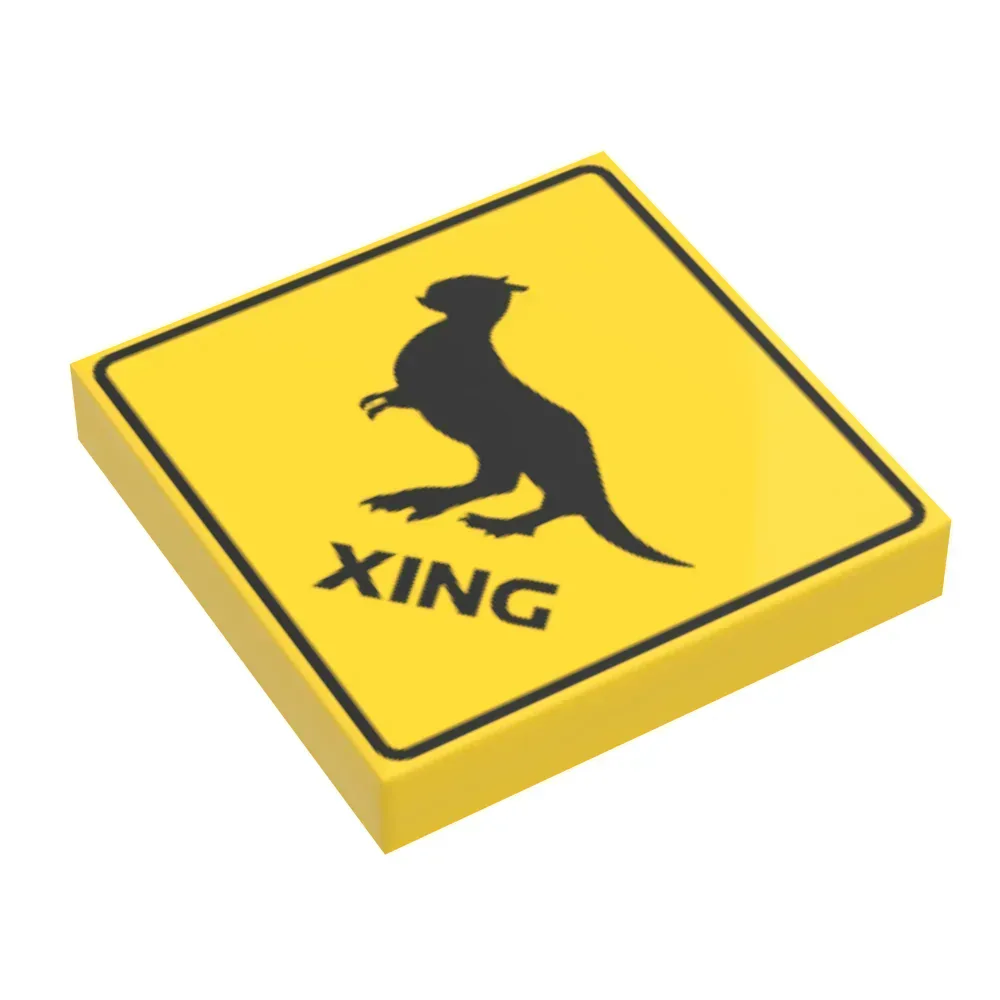 Tauntaun Xing Sign LEGO 2x2 Tile Custom Printed Authentic - ToylandEU