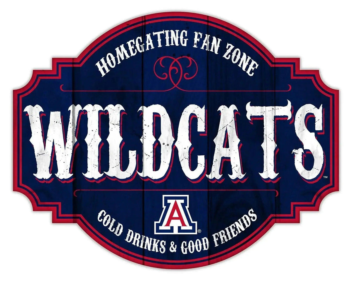  Arizona Wildcats Wooden Sign 12 Inch Homegating Tavern -  ToylandEU™