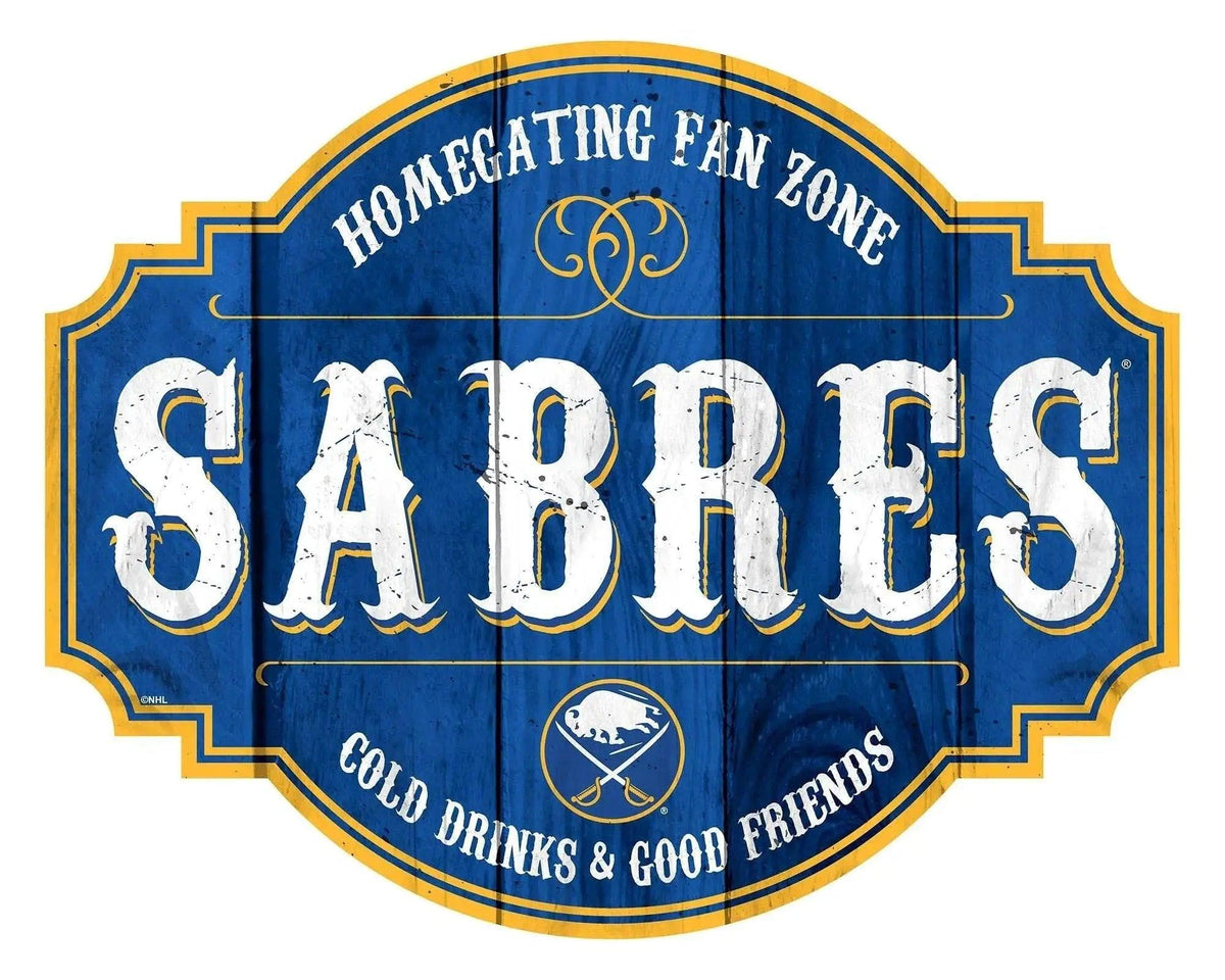  Buffalo Sabres Wood Sign 12 Inch Homegating Tavern -  ToylandEU™