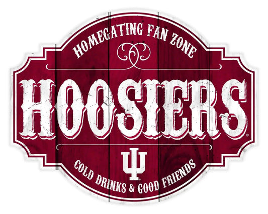  Indiana Hoosiers Wood Sign 12 Inch Homegating Tavern -  ToylandEU™