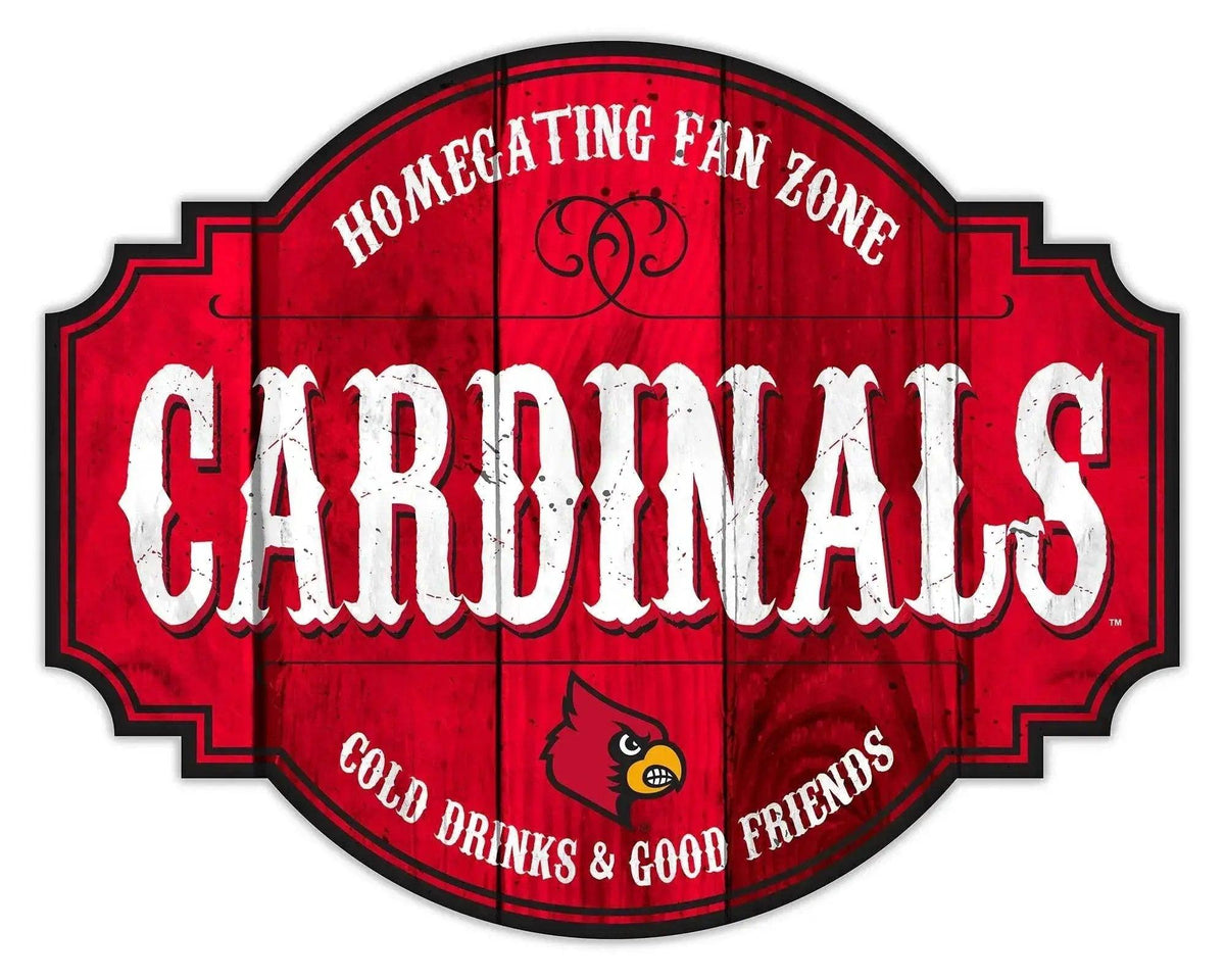 Louisville Cardinals Wood Sign 12 Inch Homegating Tavern -  ToylandEU™