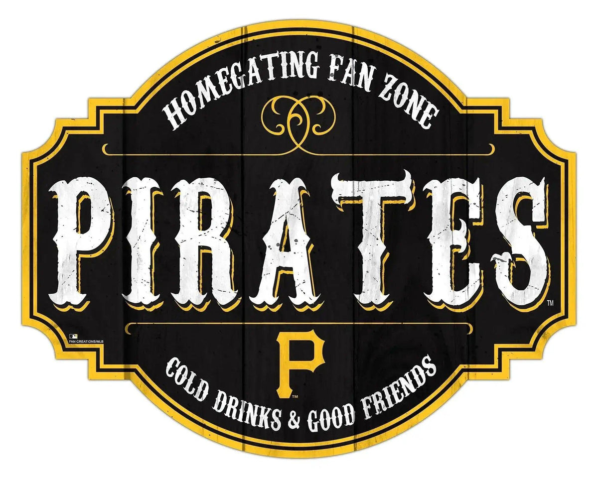  Pittsburgh Pirates Wood Sign 12 Inch Homegating Tavern -  ToylandEU™