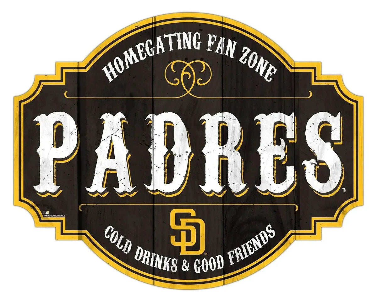  San Diego Padres Wood Sign 12 Inch Homegating Tavern Decor -  ToylandEU™
