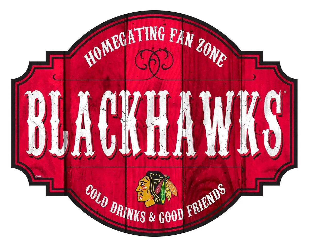  Chicago Blackhawks Wood Tavern Sign 12 Inch Homegating -  ToylandEU™