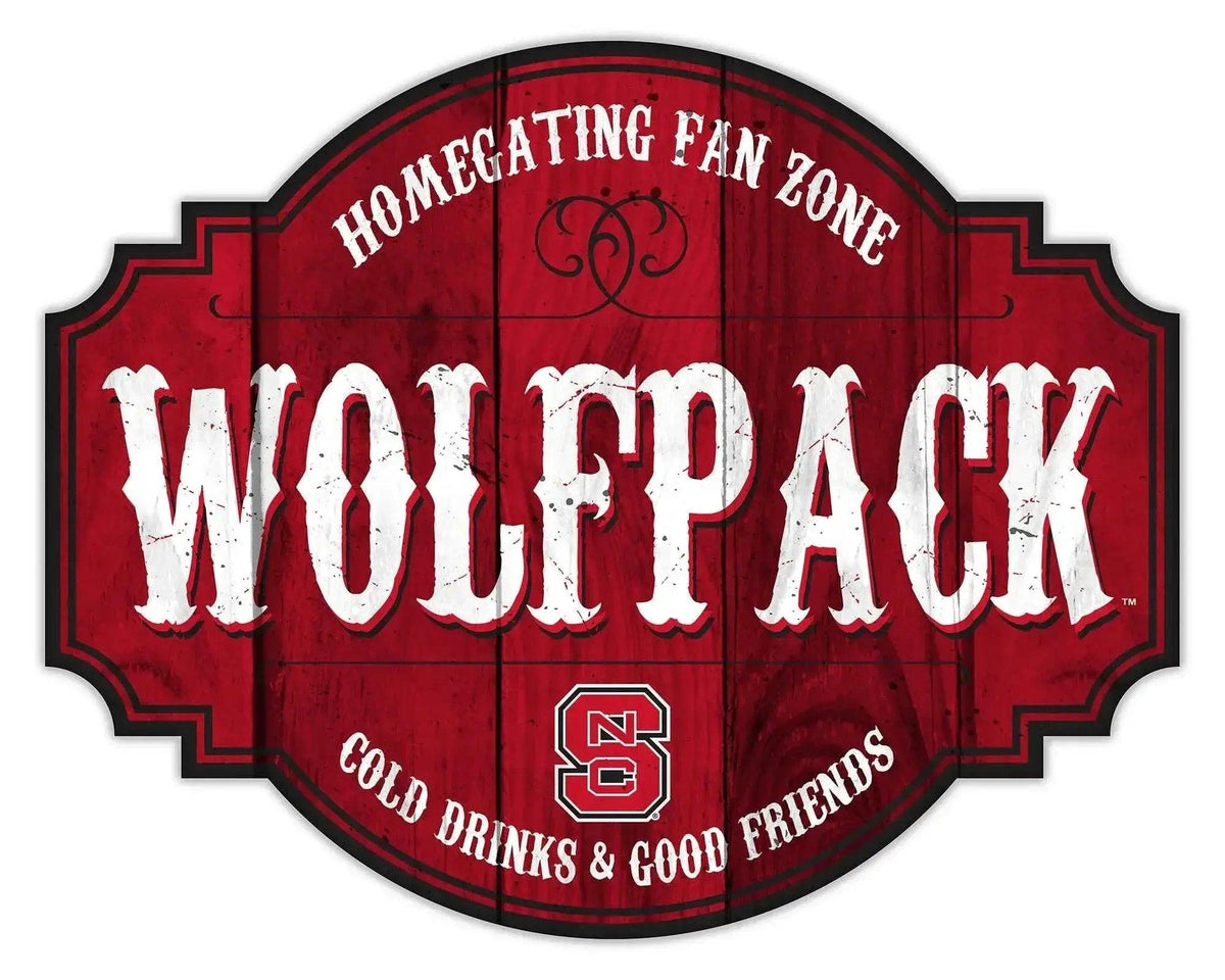  North Carolina State Wolfpack Wood Sign 12 Inch Tavern -  ToylandEU™