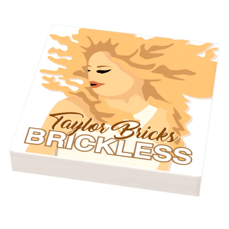Taylor Bricks Brickless Music Album Cover (2x2 Tile) - B3 Customs