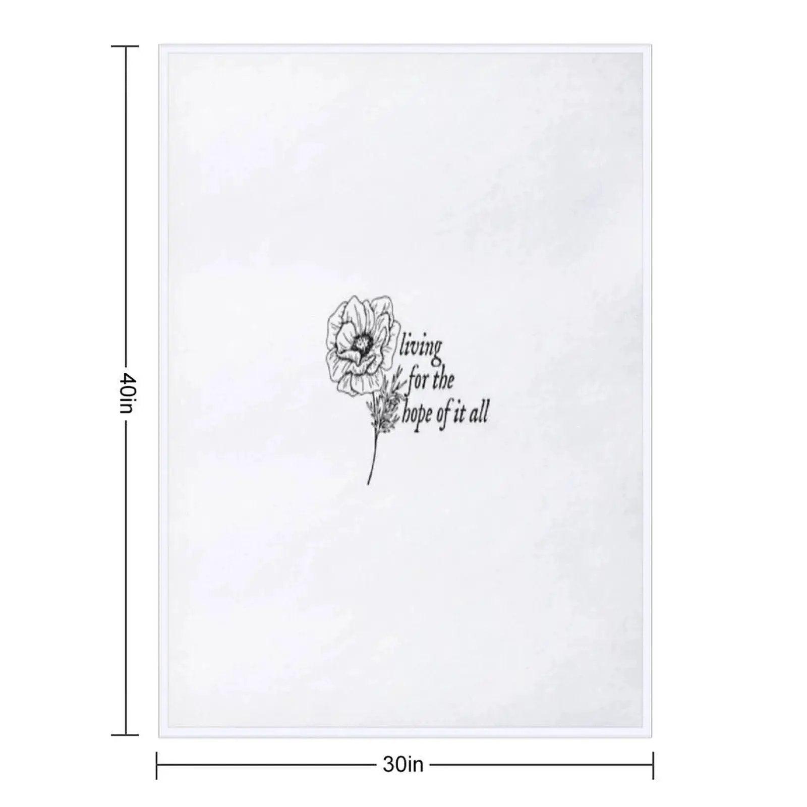  Taylor Swift August Lyrics Blanket Cozy Flannel -  ToylandEU™