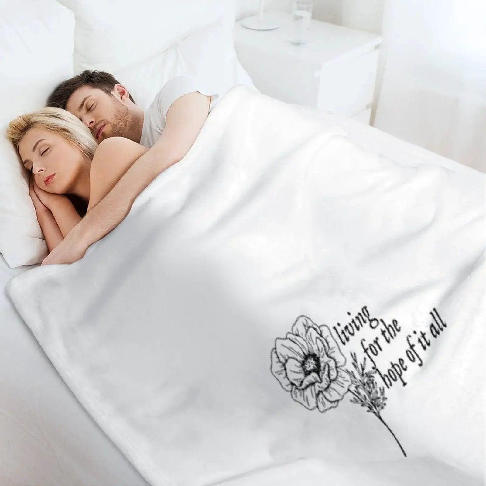  Taylor Swift August Lyrics Blanket Cozy Flannel -  ToylandEU™