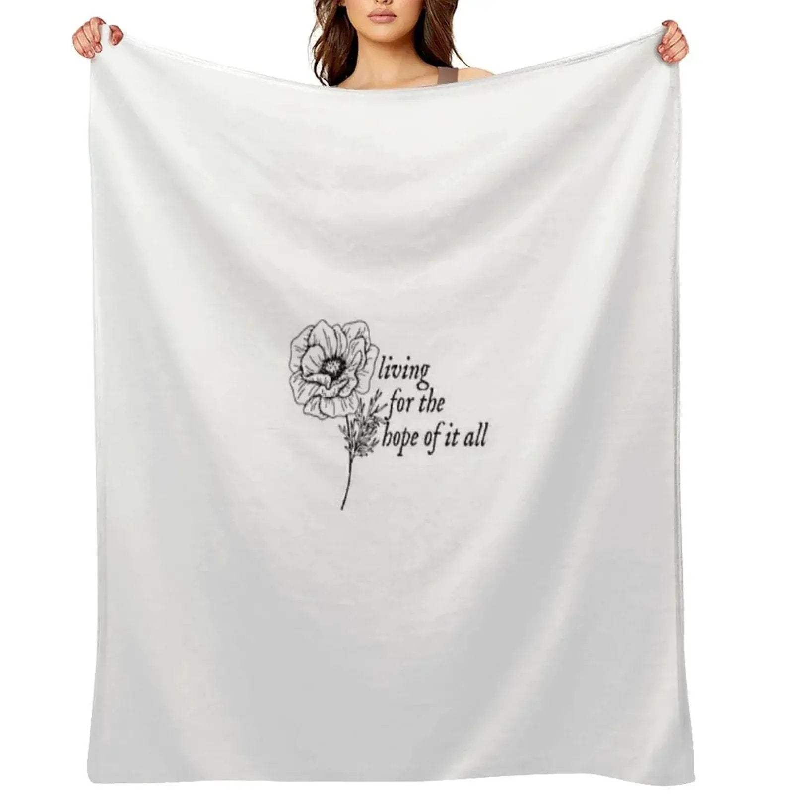 Taylor Swift - August Lyrics Throw Blanket - ToylandEU