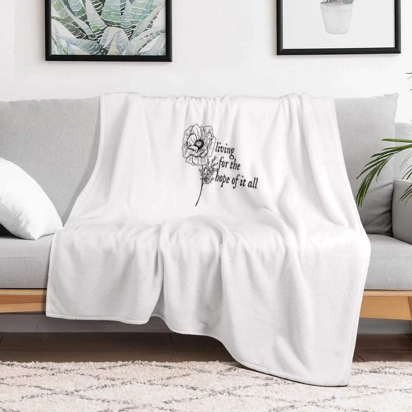 Taylor Swift - August Lyrics Throw Blanket - ToylandEU
