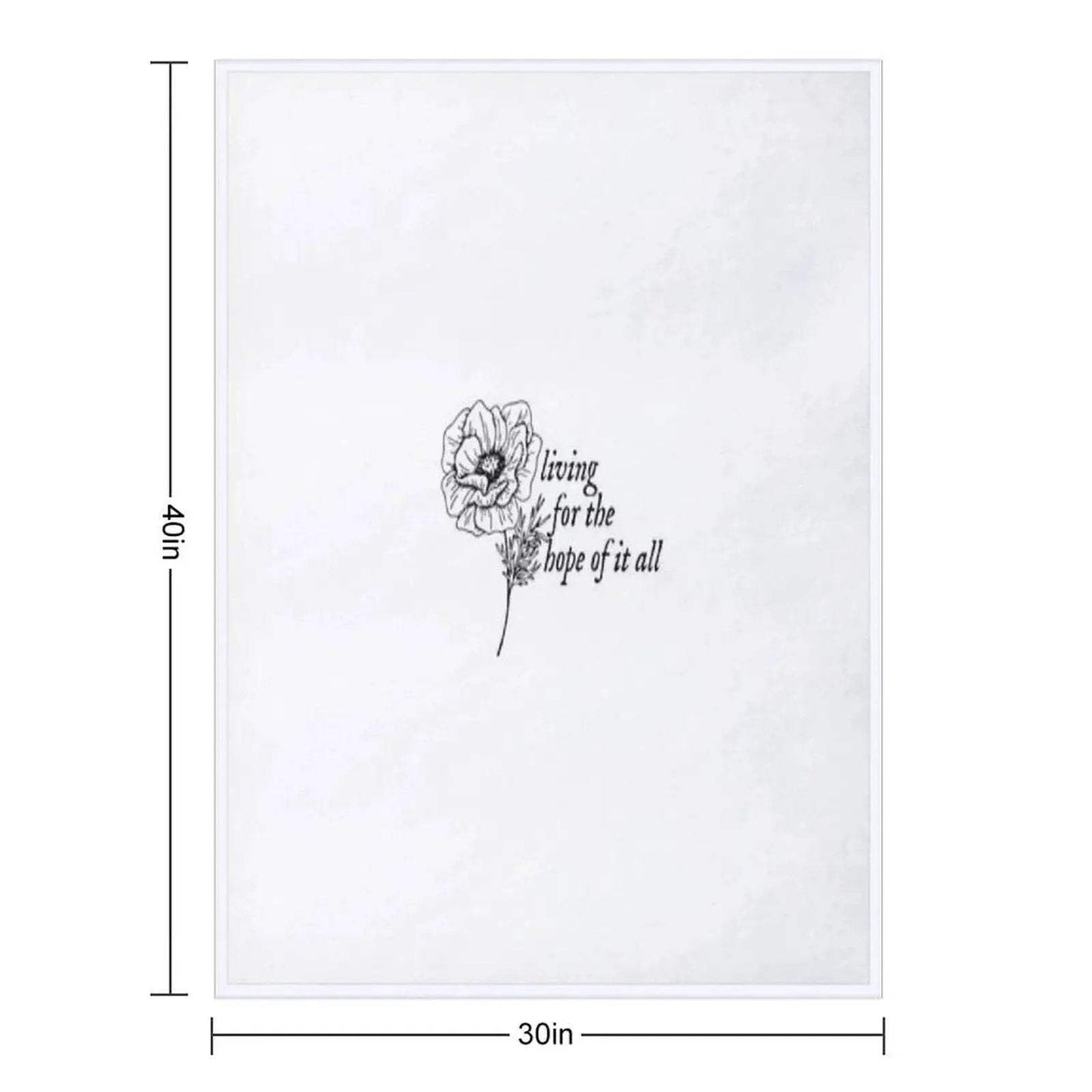 Taylor Swift - August Lyrics Throw Blanket - ToylandEU