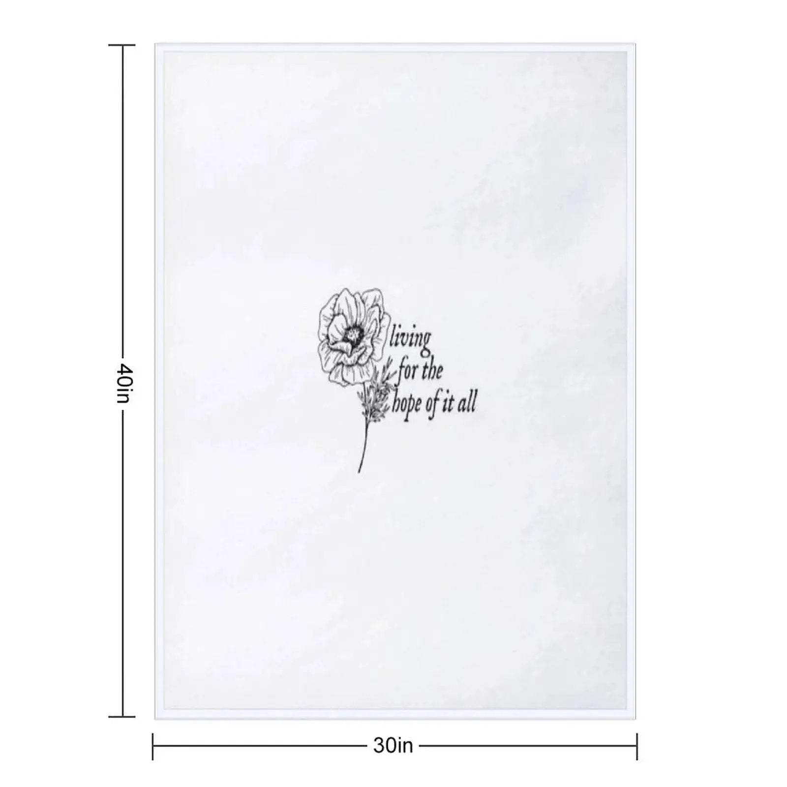 Taylor Swift - August Lyrics Throw Blanket - ToylandEU