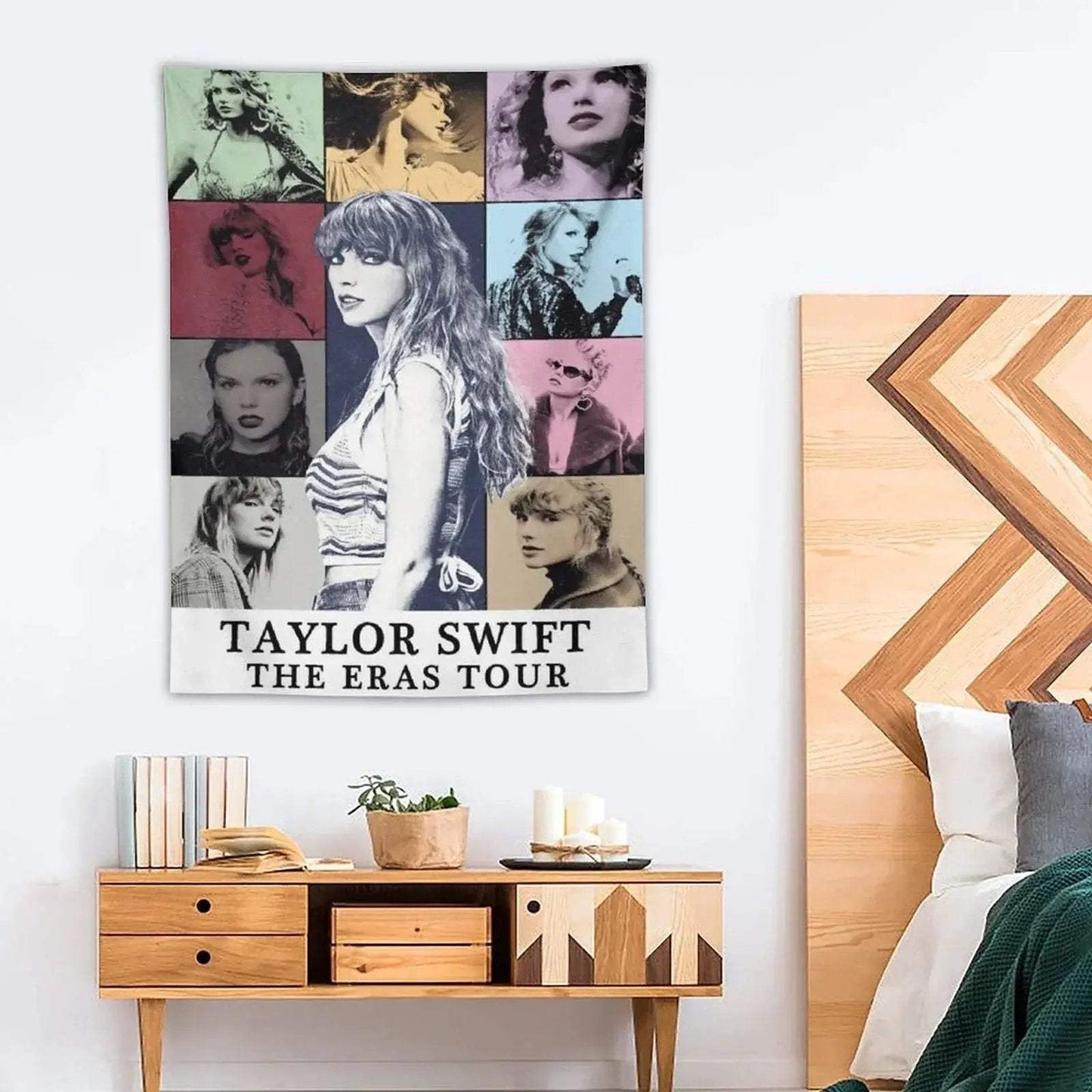 Taylor Swift Eras Tour Poster Tapestry Vibrant Durable Wall Hanging - ToylandEU