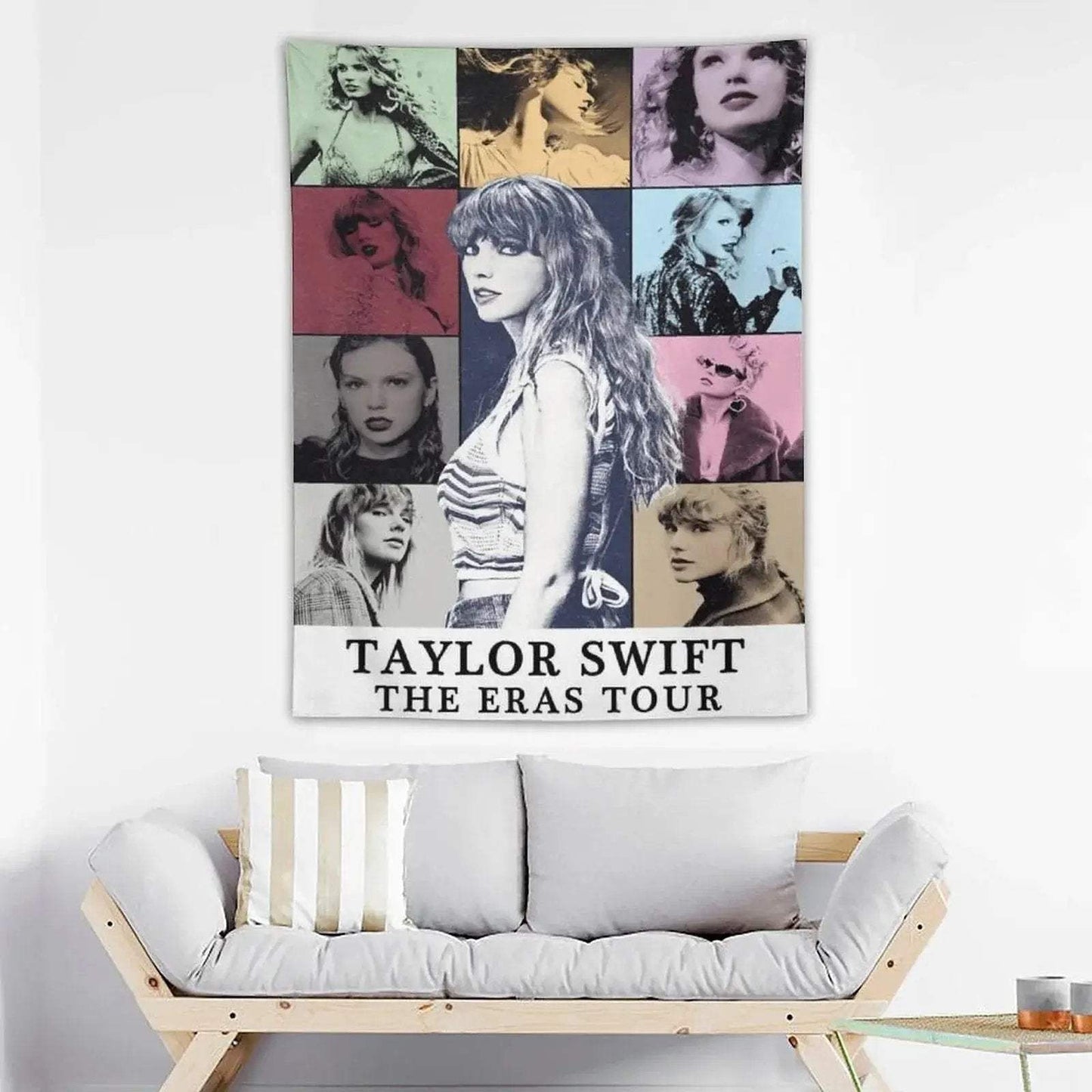 Taylor Swift Eras Tour Poster Tapestry Vibrant Durable Wall Hanging - ToylandEU