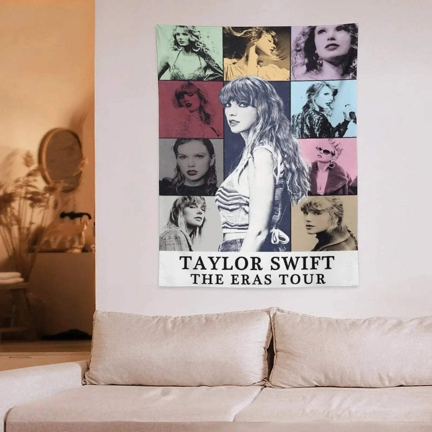 Taylor Swift Eras Tour Poster Tapestry Vibrant Durable Wall Hanging - ToylandEU