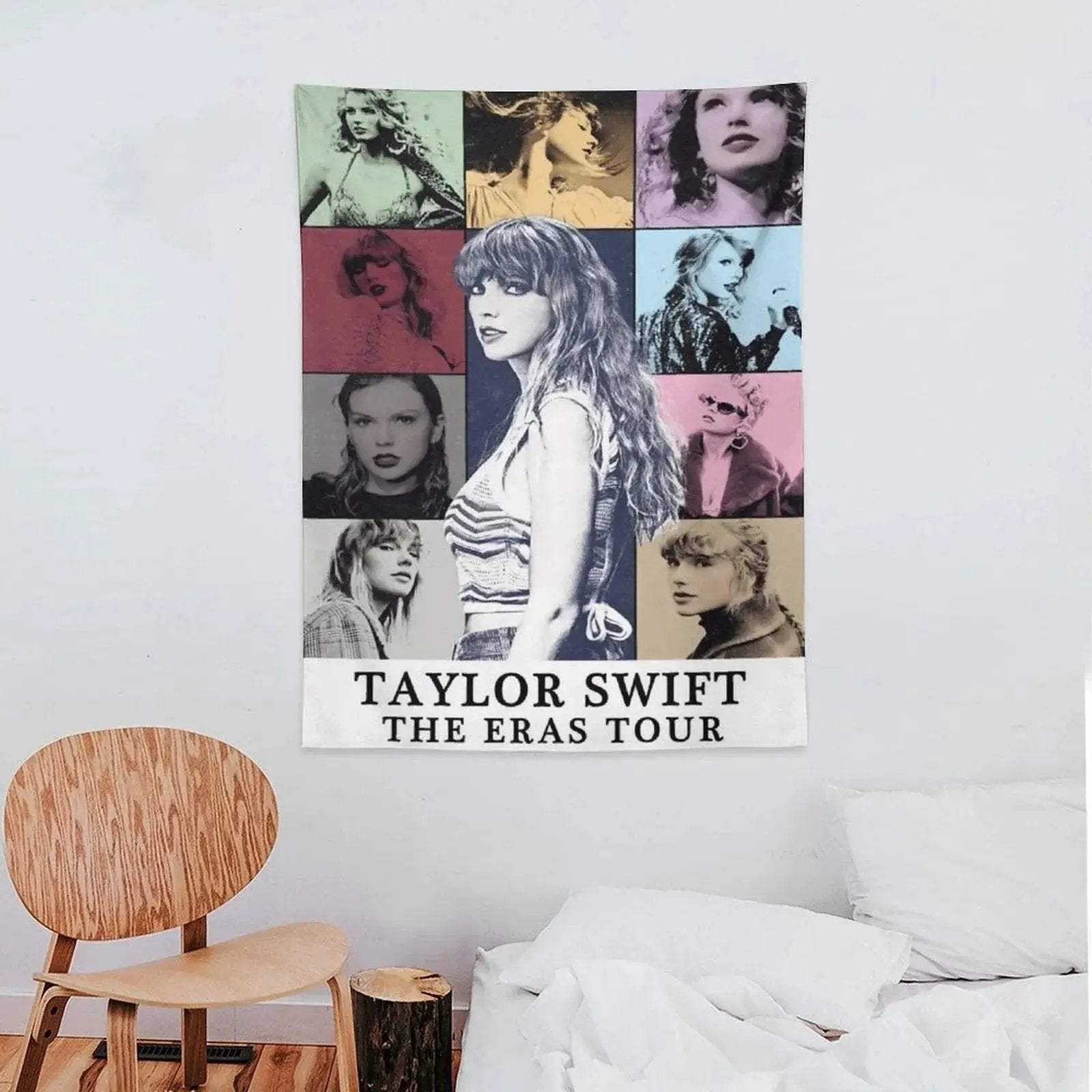 Taylor Swift Eras Tour Poster Tapestry Vibrant Durable Wall Hanging - ToylandEU