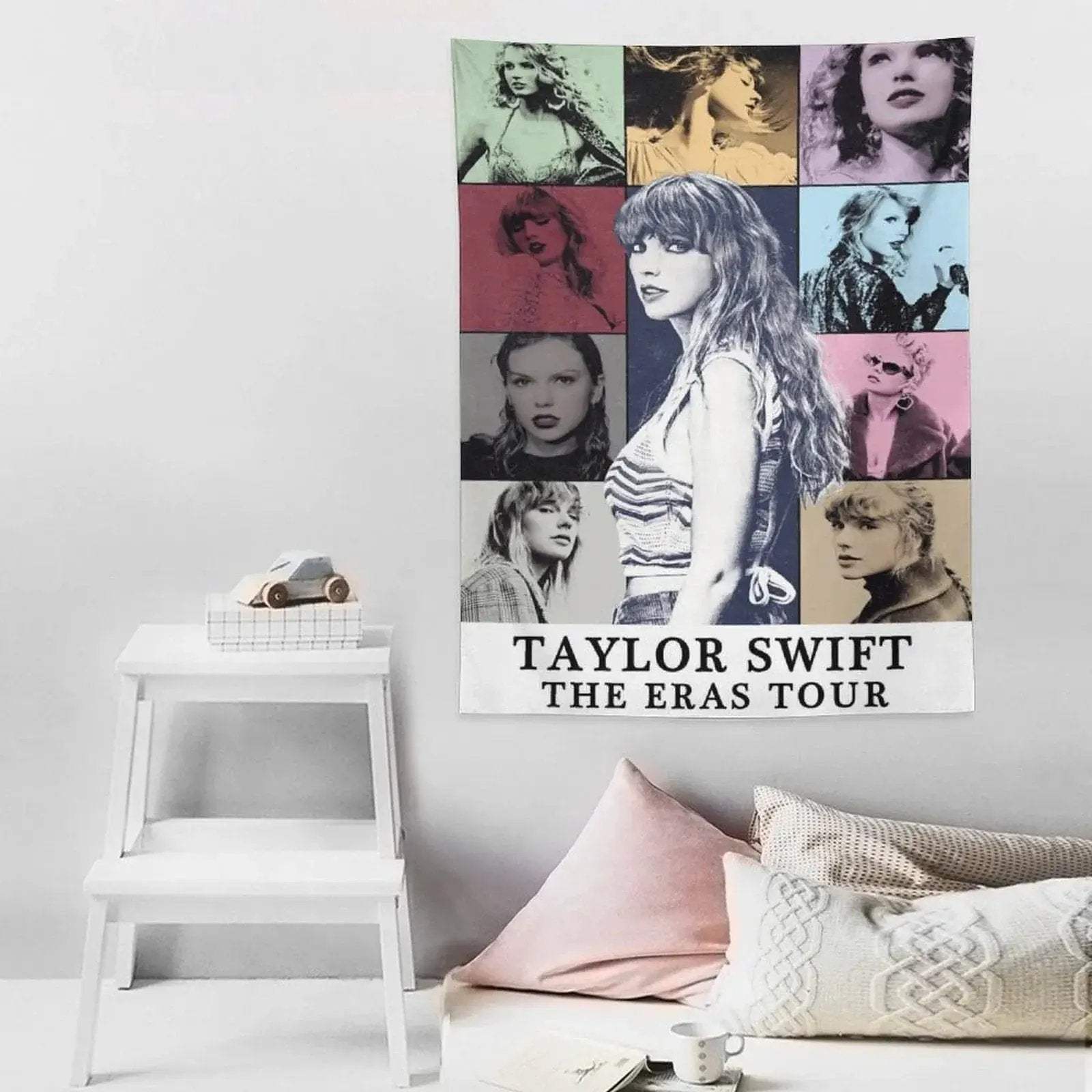Taylor Swift Eras Tour Poster Tapestry Vibrant Durable Wall Hanging - ToylandEU