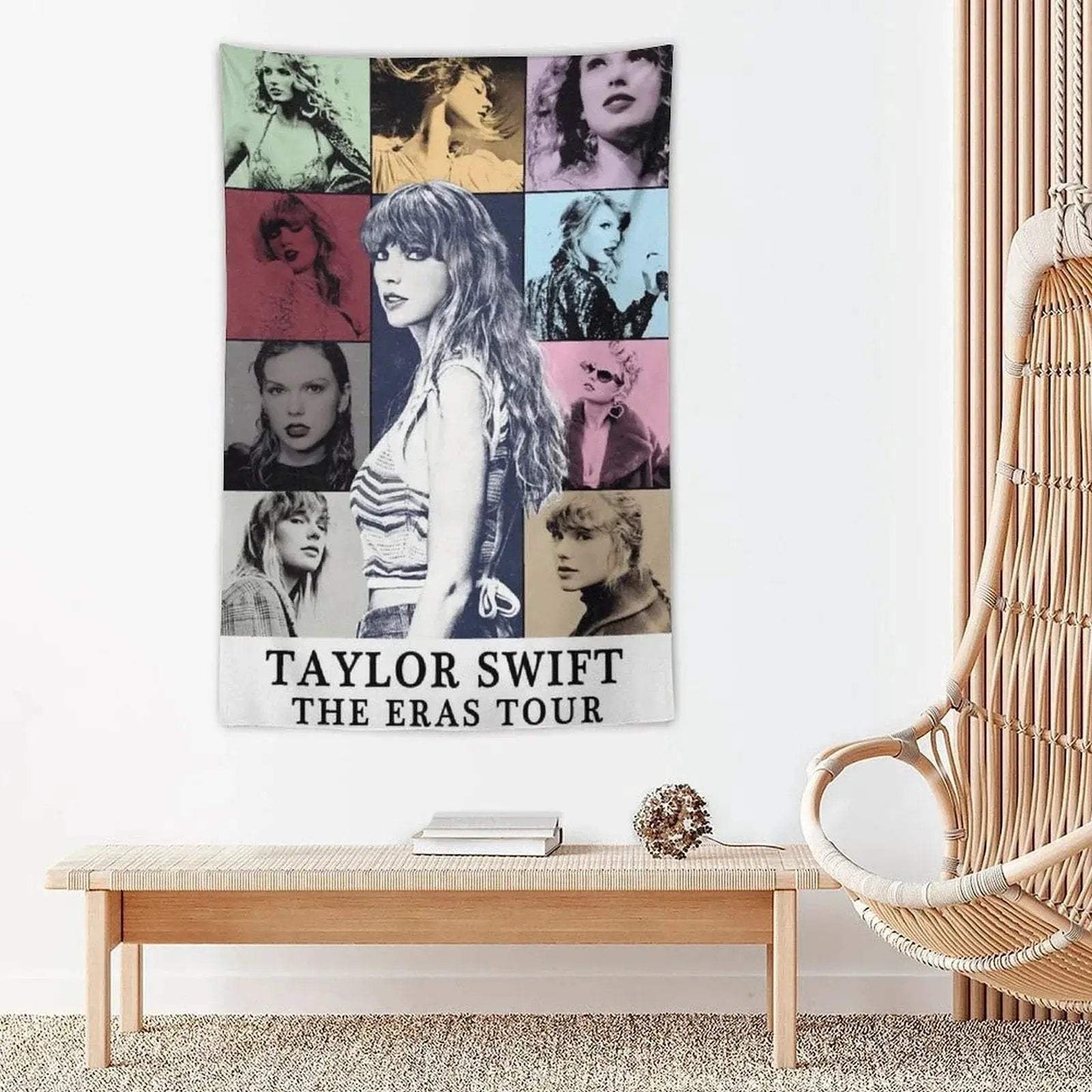 Taylor Swift Eras Tour Poster Tapestry Vibrant Durable Wall Hanging - ToylandEU