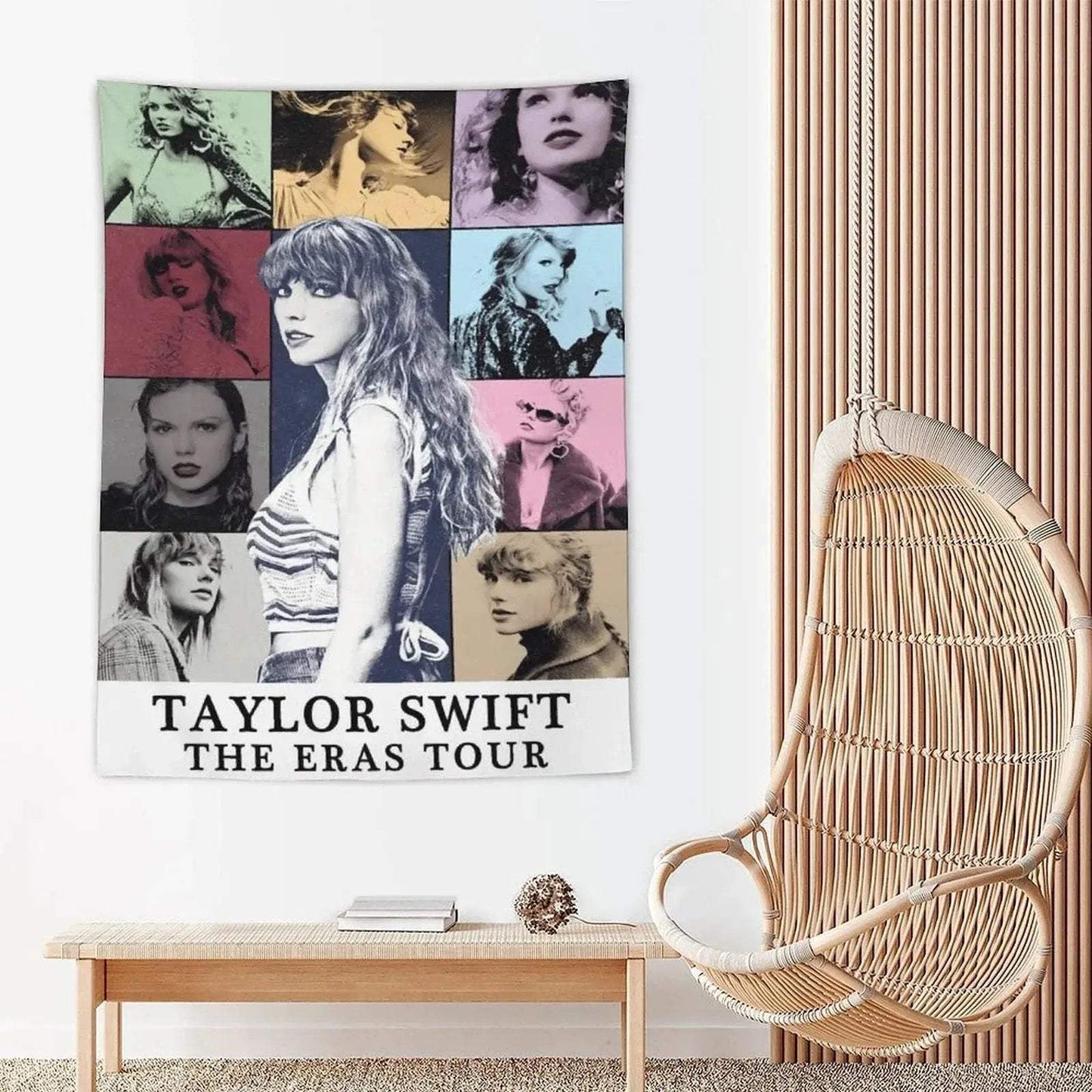 Taylor Swift Eras Tour Poster Tapestry Vibrant Durable Wall Hanging - ToylandEU