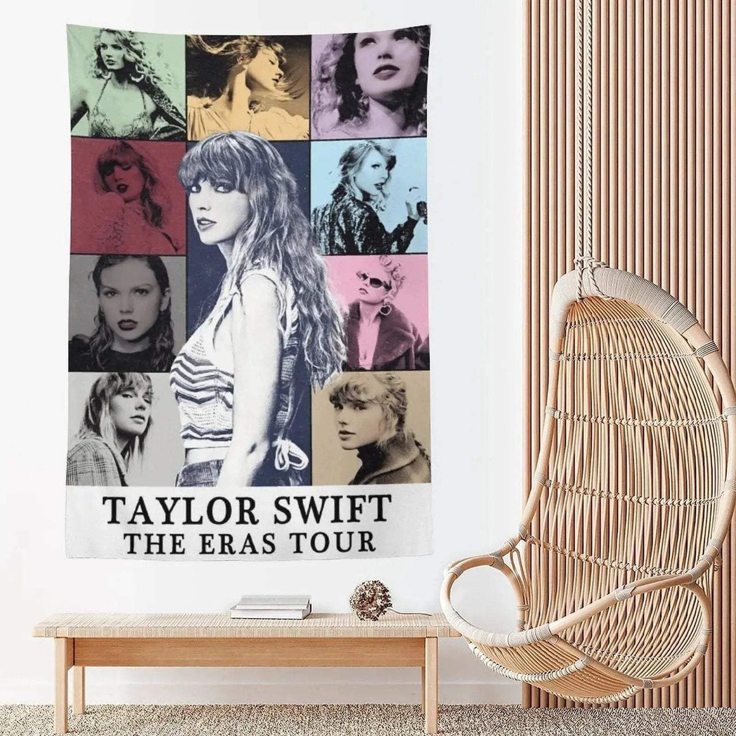 Taylor Swift Eras Tour Poster Tapestry Vibrant Durable Wall Hanging - ToylandEU