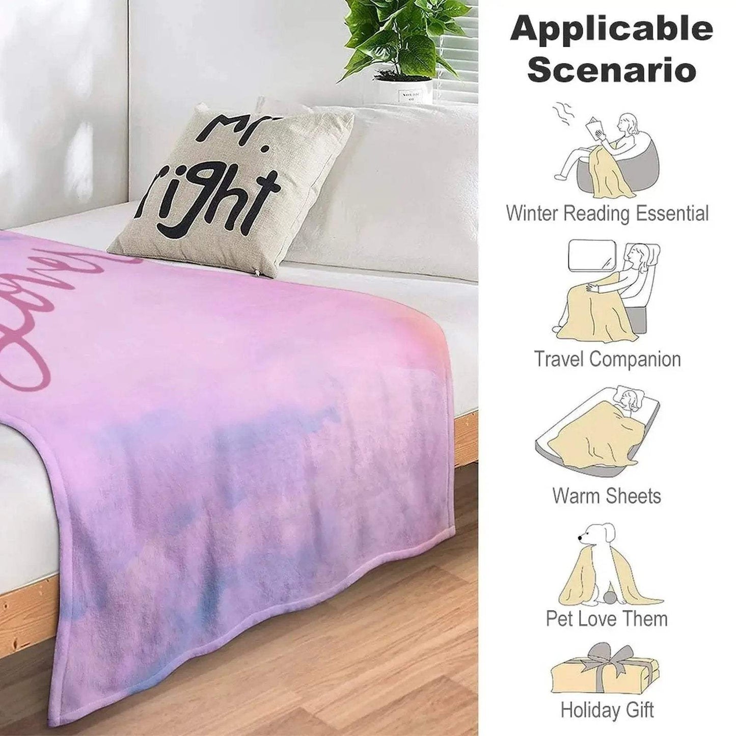 Taylor Swift Lover Album Blanket For Fans Cozy Gift Idea - ToylandEU