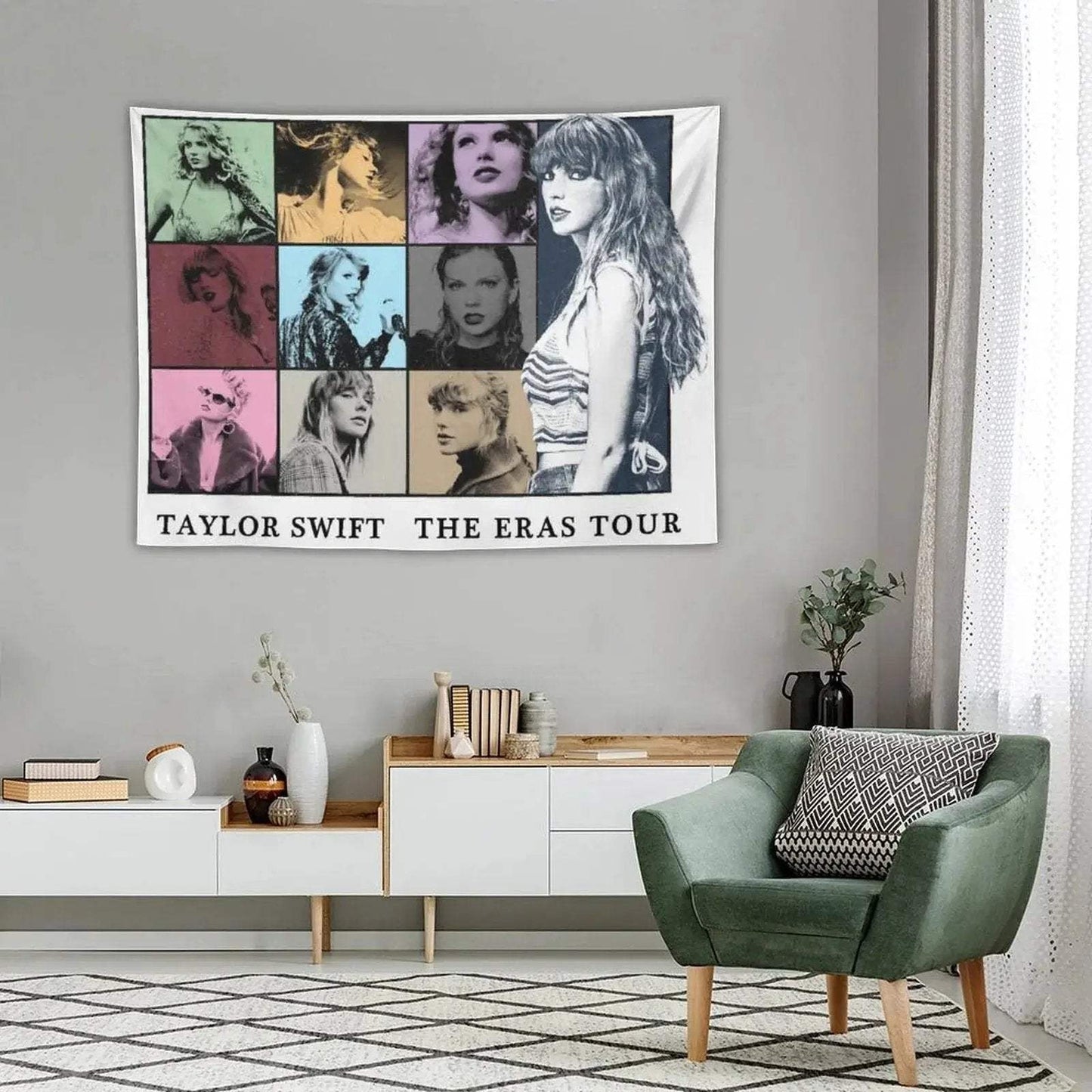 Taylor Swift Tapestry Wall Art Premium Bright Colors - ToylandEU