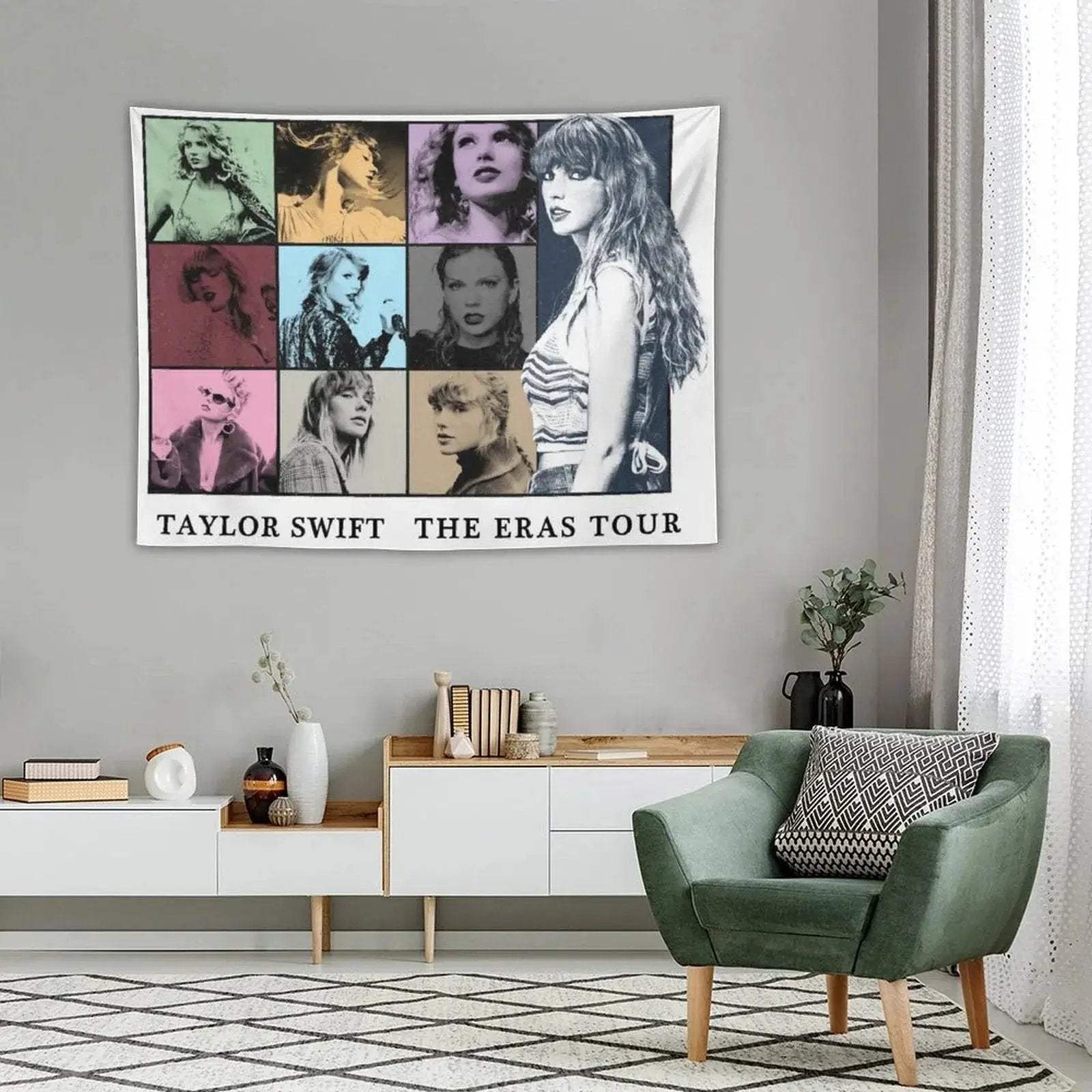 Taylor Swift Tapestry Wall Art Premium Bright Colors - ToylandEU