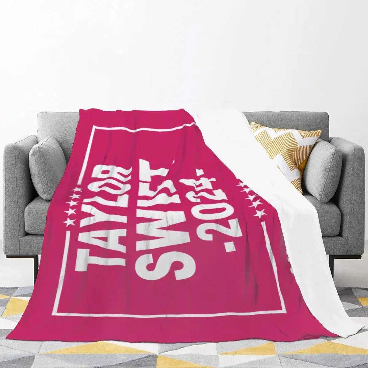 Taylor Swift Throw Blanket Ultra Soft 2024 Save America Again - ToylandEU