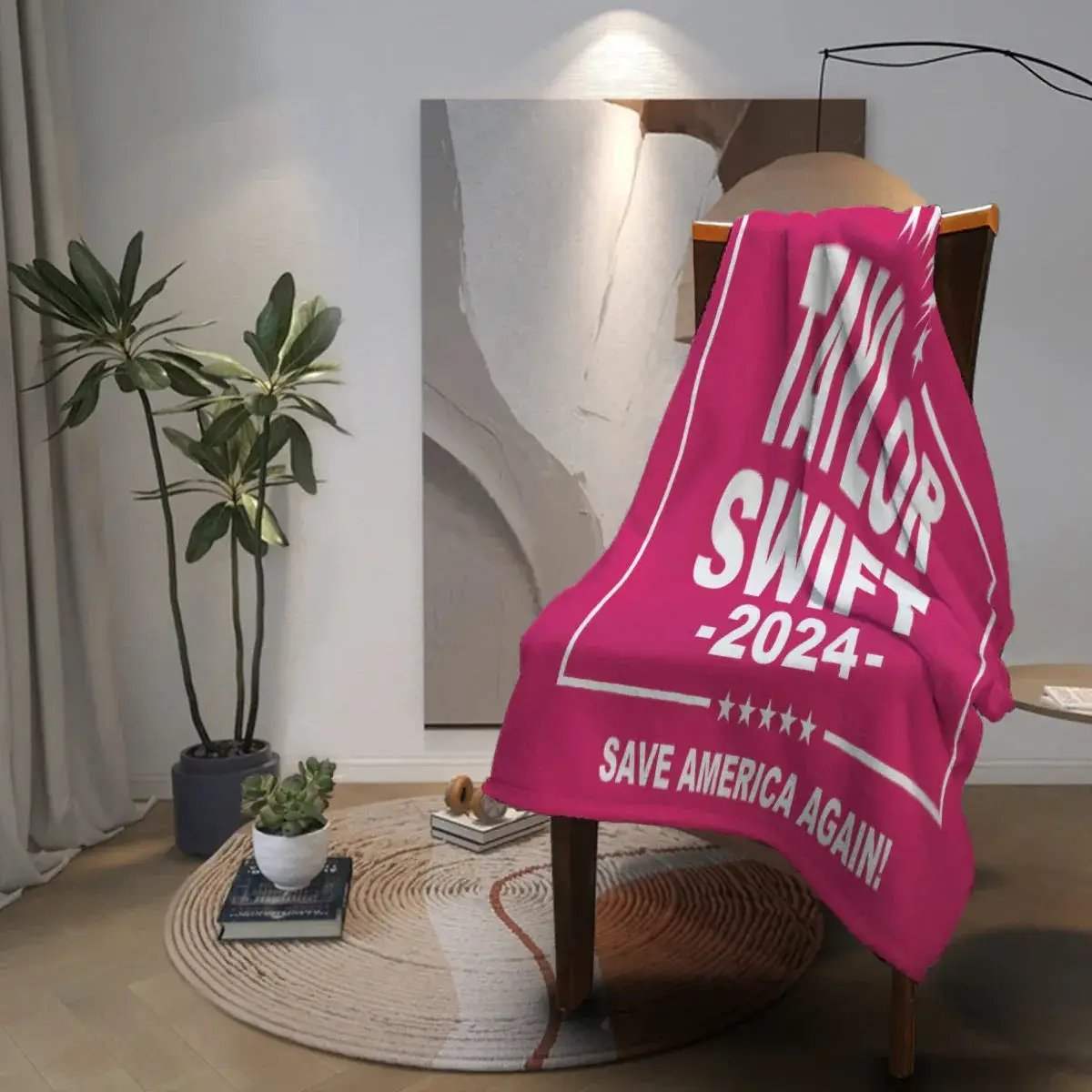 Taylor Swift Throw Blanket Ultra Soft 2024 Save America Again - ToylandEU
