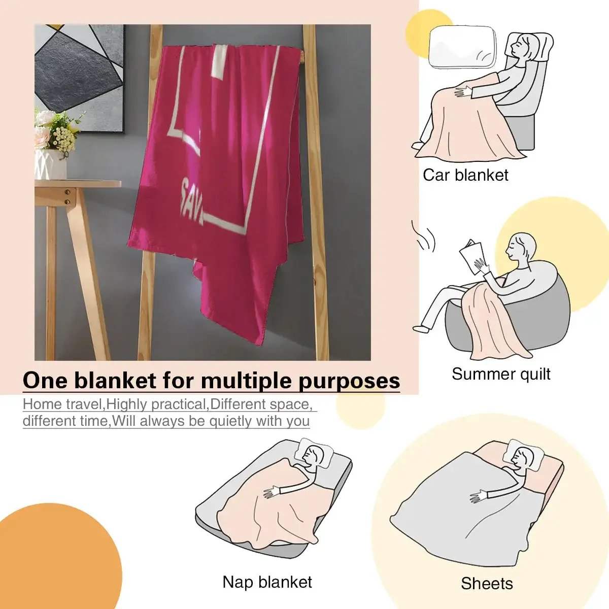 Taylor Swift Throw Blanket Ultra Soft 2024 Save America Again - ToylandEU