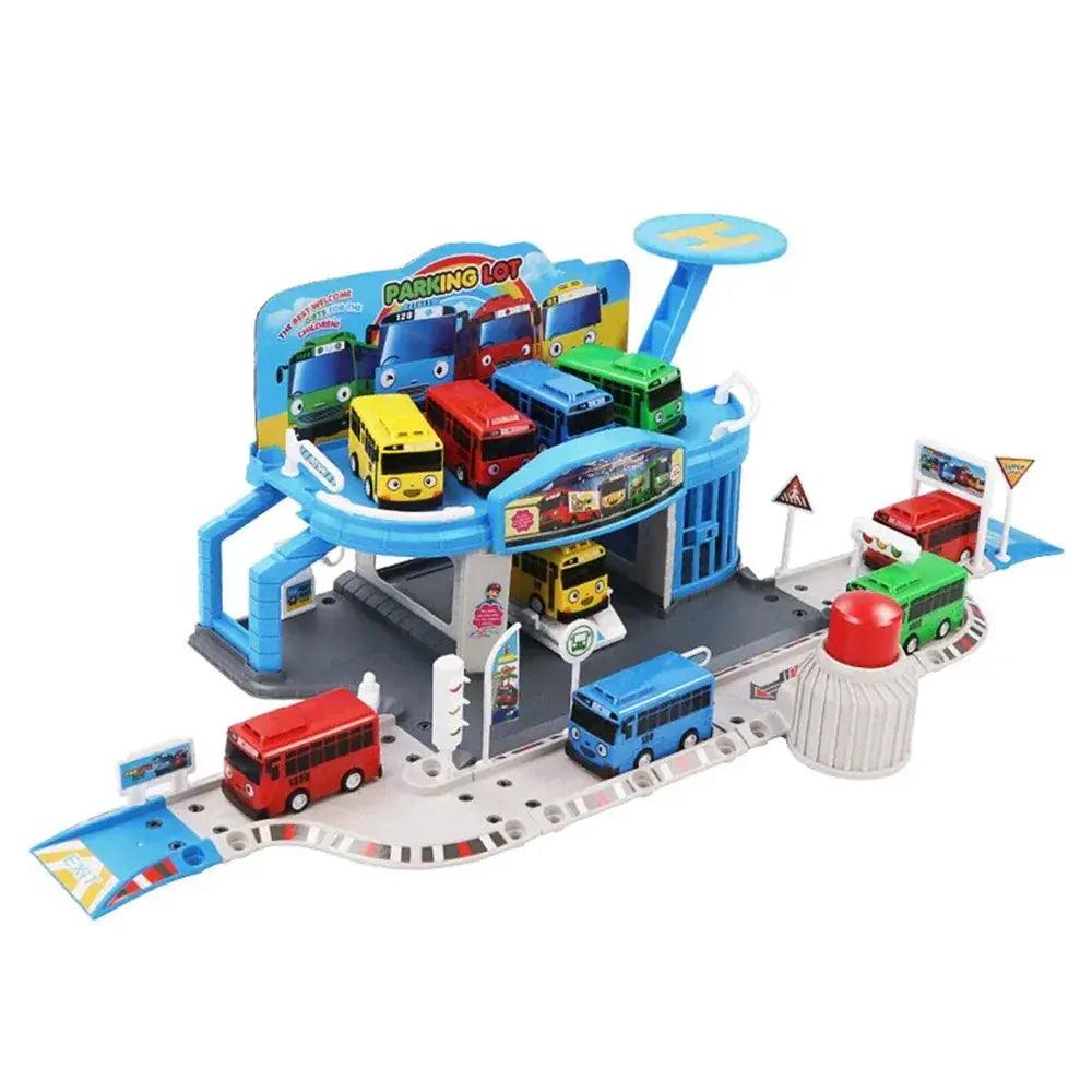  Tayo Bus Set Diecast Mini Buses And Parking Lot Playset -  ToylandEU™