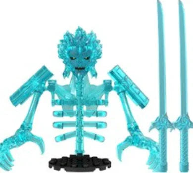 Teal Spirit Armor Warrior Custom Figure ABS Plastic For Collectors Display And Play Standard Figure Size - ToylandEU
