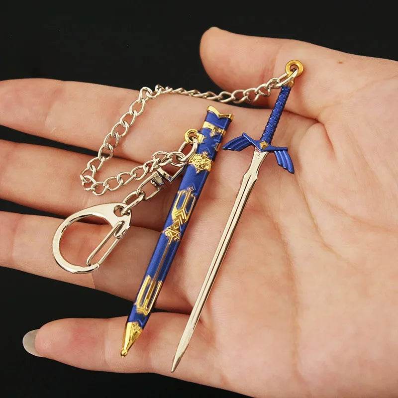 Tears of The Kingdom Figure Link Master Sword Keychain 9cm - ToylandEU