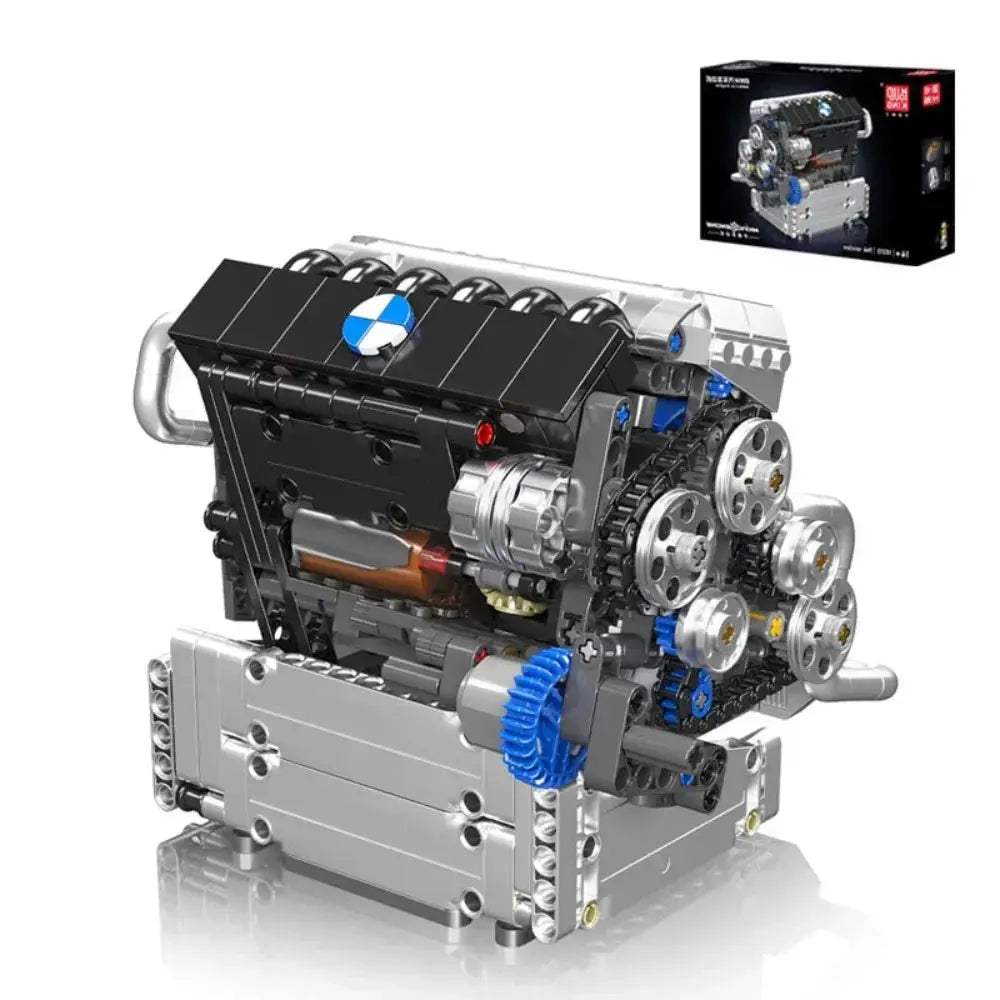 Tech Car Engine Building Set For STEM Learning And Engineering - ToylandEU