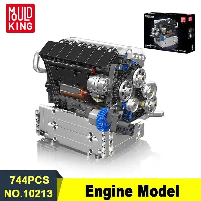 Tech Car Engine Building Set For STEM Learning And Engineering - ToylandEU