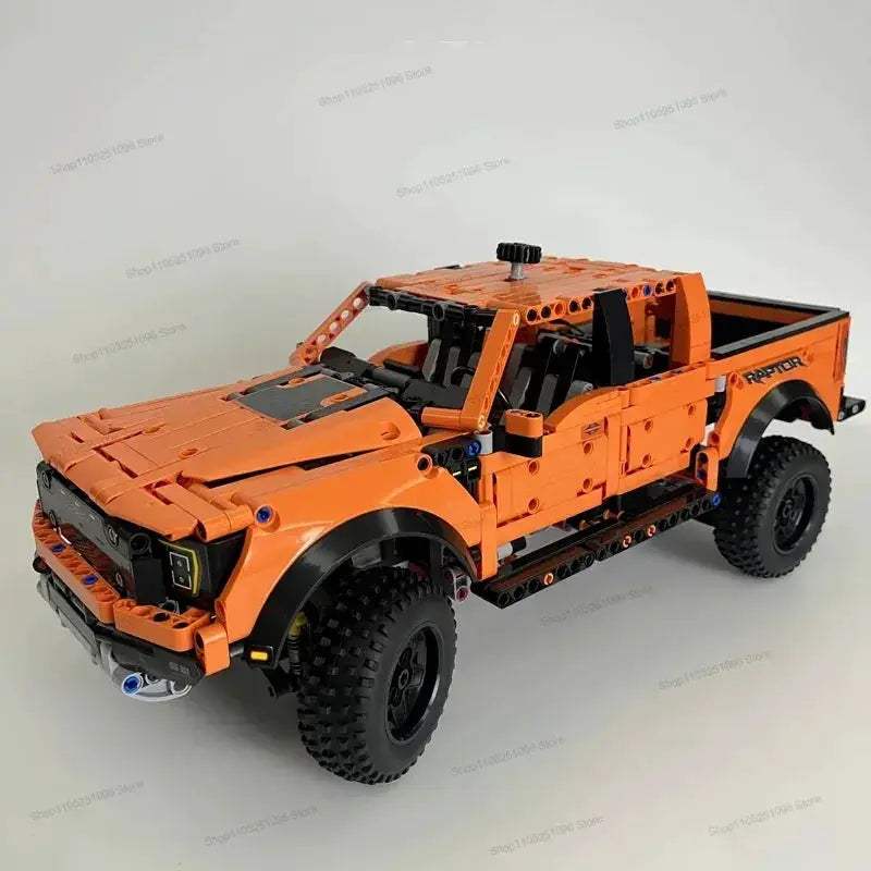 Tech Truck Race Car Building Kit Compatible With MOC - ToylandEU