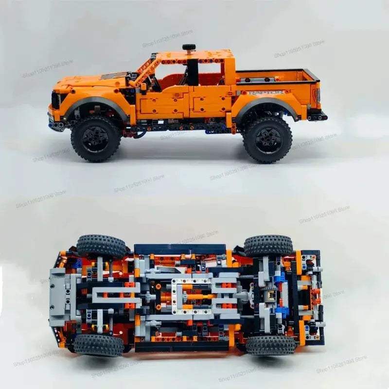 Tech Truck Race Car Building Kit Compatible With MOC - ToylandEU