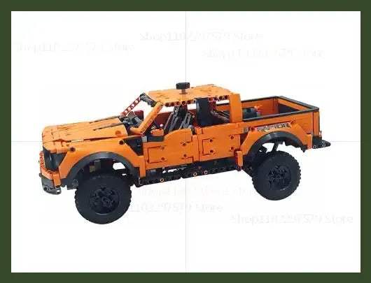 Tech Truck Race Car Building Kit Compatible With MOC - ToylandEU