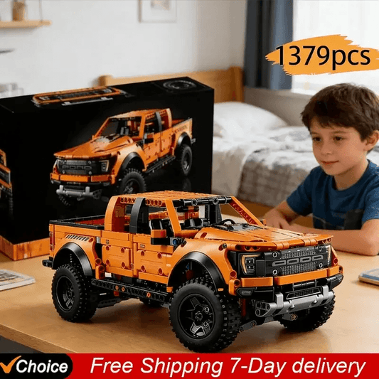  Tech Truck Race Car Building Kit MOC Compatible 1379 -  ToylandEU™