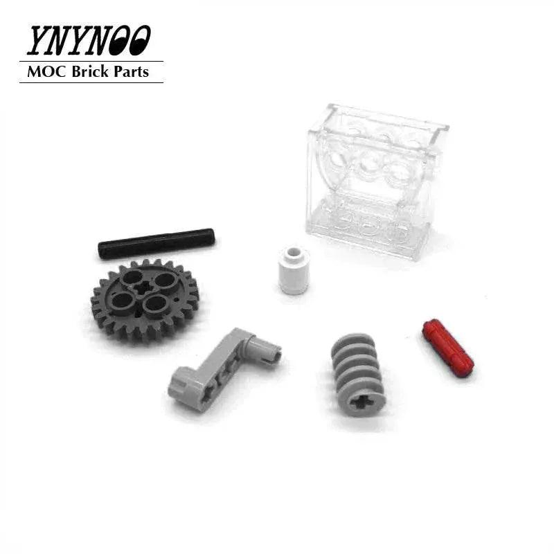 5Sets High-Tech Gearbox Parts Worm Gears Set MOC Kit Building Bricks MOC -  ToylandEU™