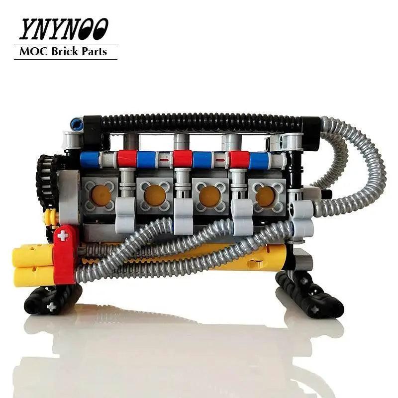  High-Tech Super Horizontally Opposed V-8 Engine MOC Toys Building Bricks MOC -  ToylandEU™