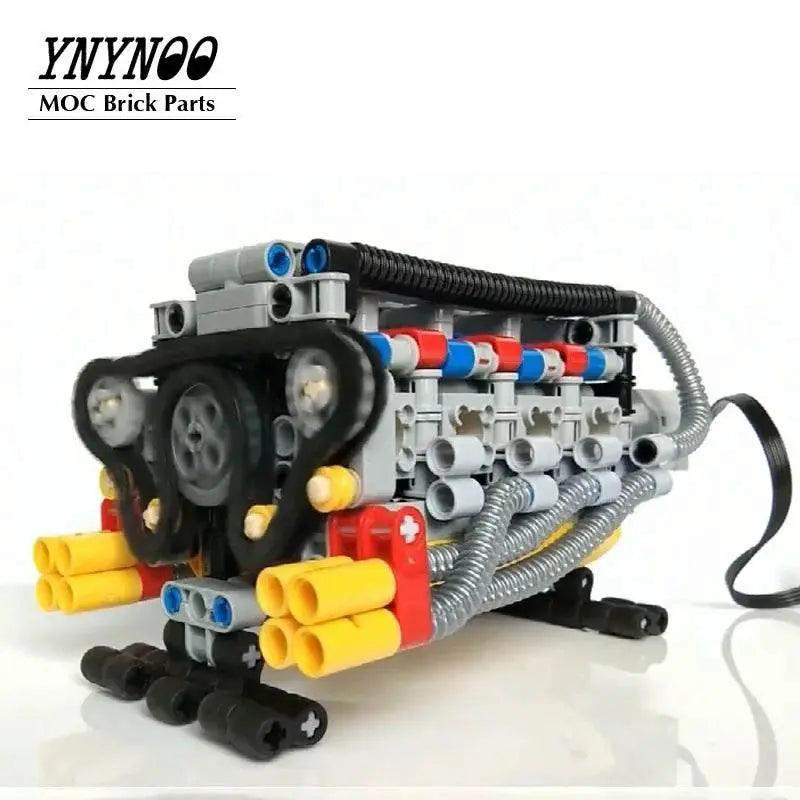  High-Tech Super Horizontally Opposed V-8 Engine MOC Toys Building Bricks MOC -  ToylandEU™
