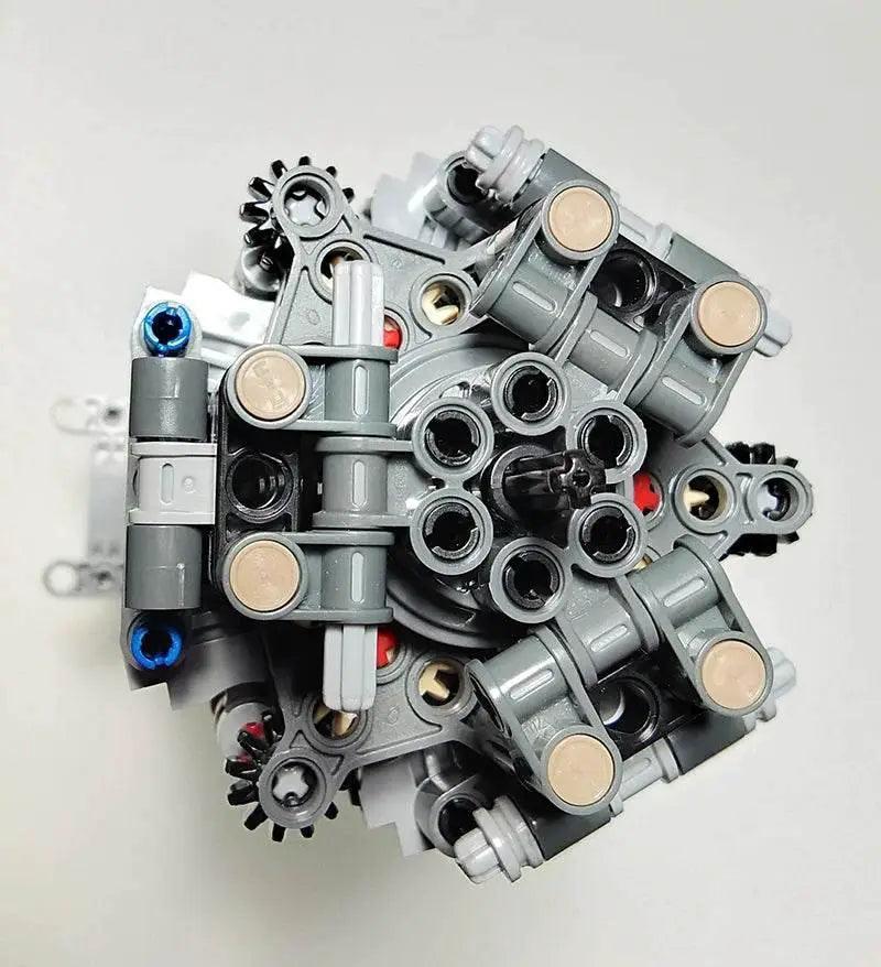  MOC New MOC Napier Deltic V42 Engine Gearbox Building Blocks Building Bricks MOC -  ToylandEU™